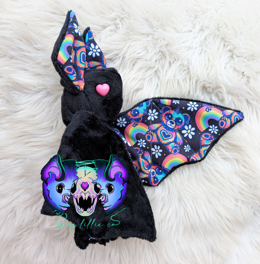 Rainbow Teddy Large Bat