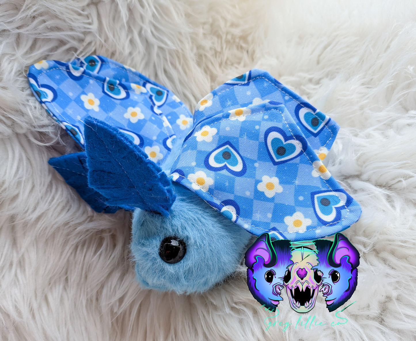 Evil Eye Hearts Moth