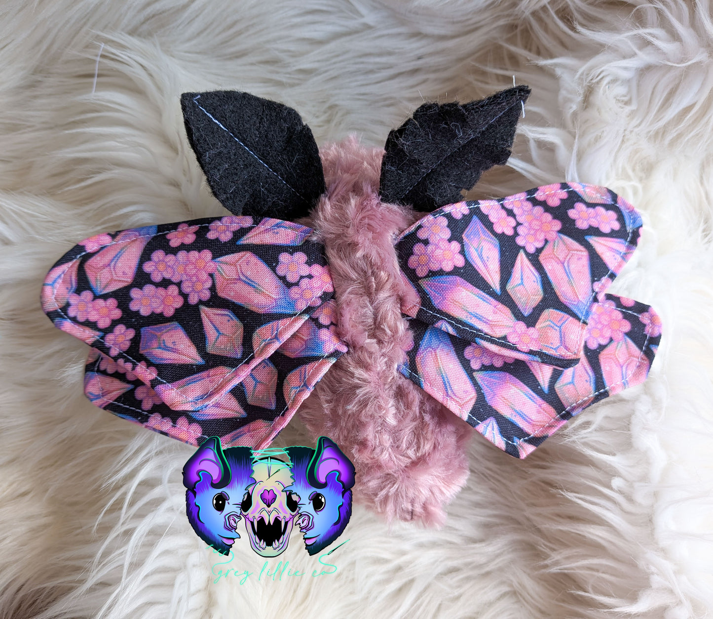 Floral Crystals Moth