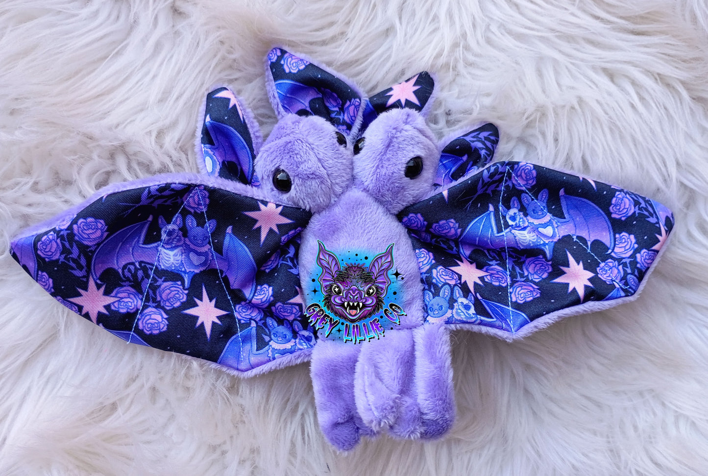 Purple 2 Head Bats Bat