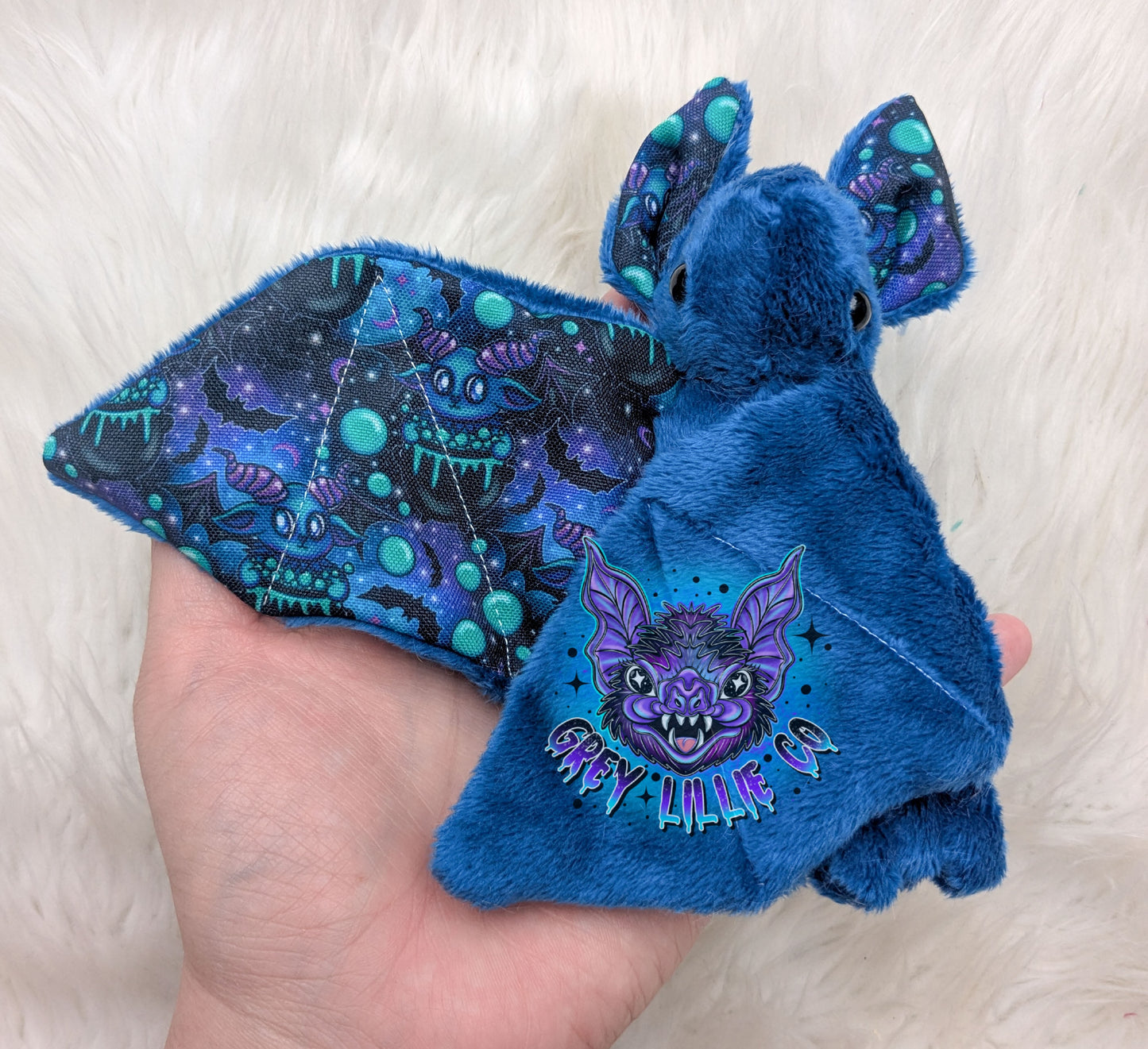 Bubble Baph Bat - blue smooth