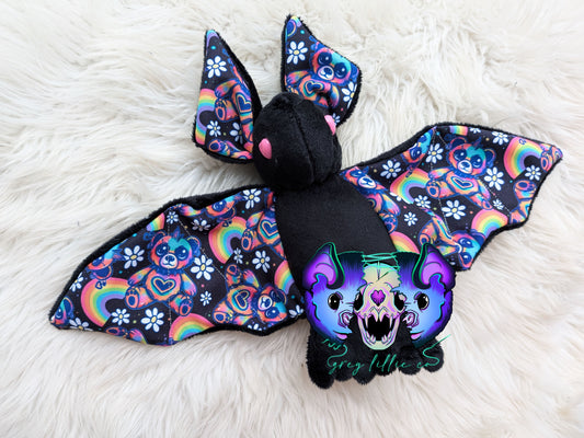 Rainbow Teddy Large Bat