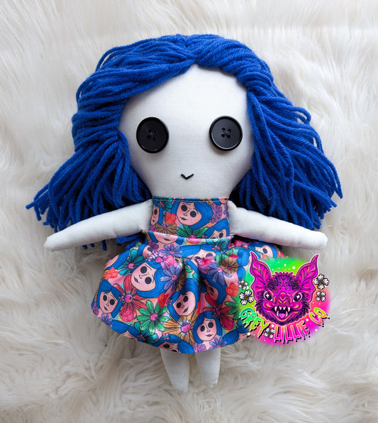 Large Button Doll *made to order*