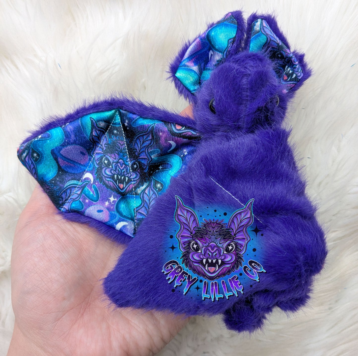 GLC Exclusive Bats Bat - purple fuzzy