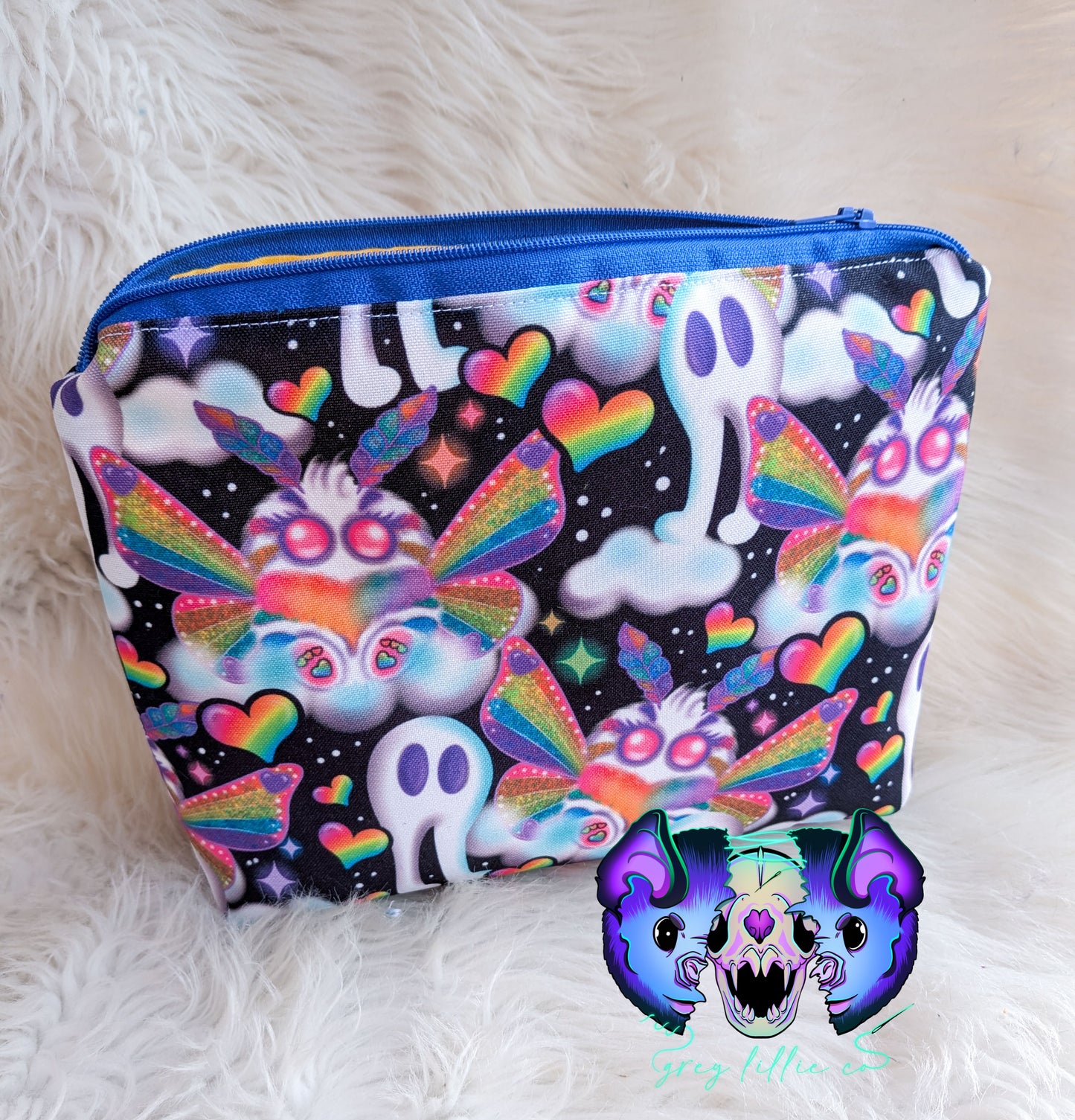 Rainbow Cryptids Zipper Bag