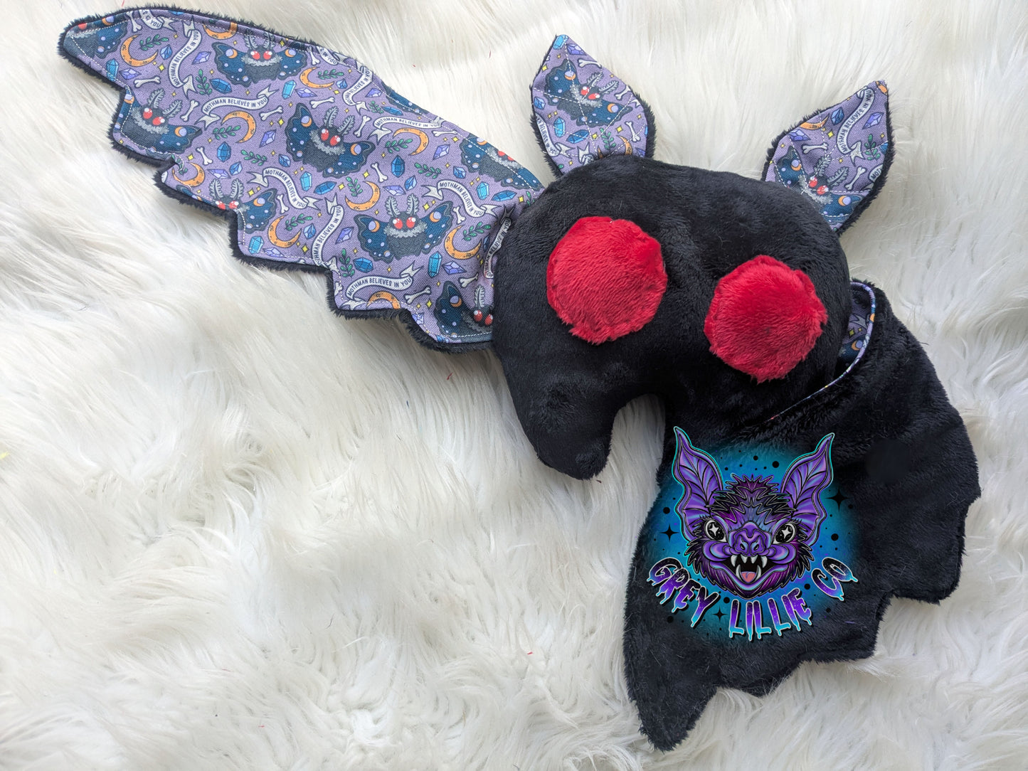 Mothman believes in you plushie