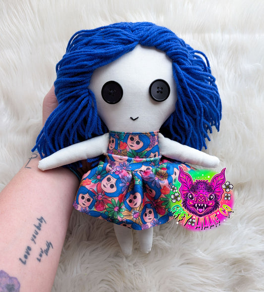Large Button Doll *made to order*