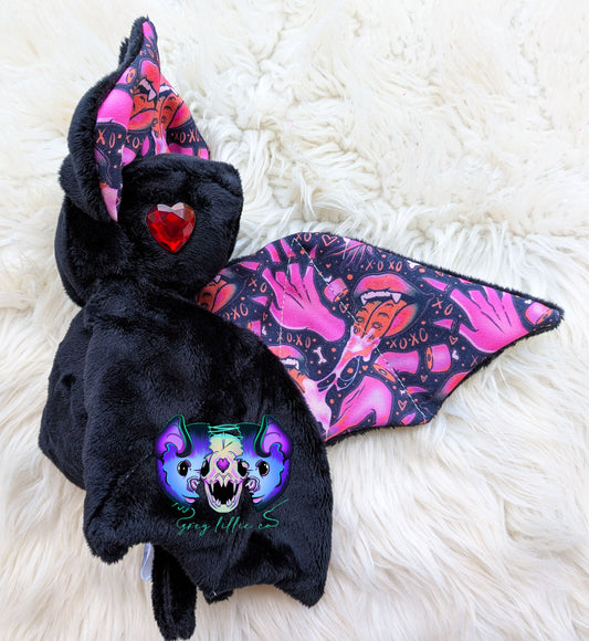 Love U 2 Pieces Large Gem Eye Bat
