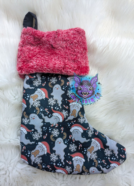 Christmas Ghost Stocking