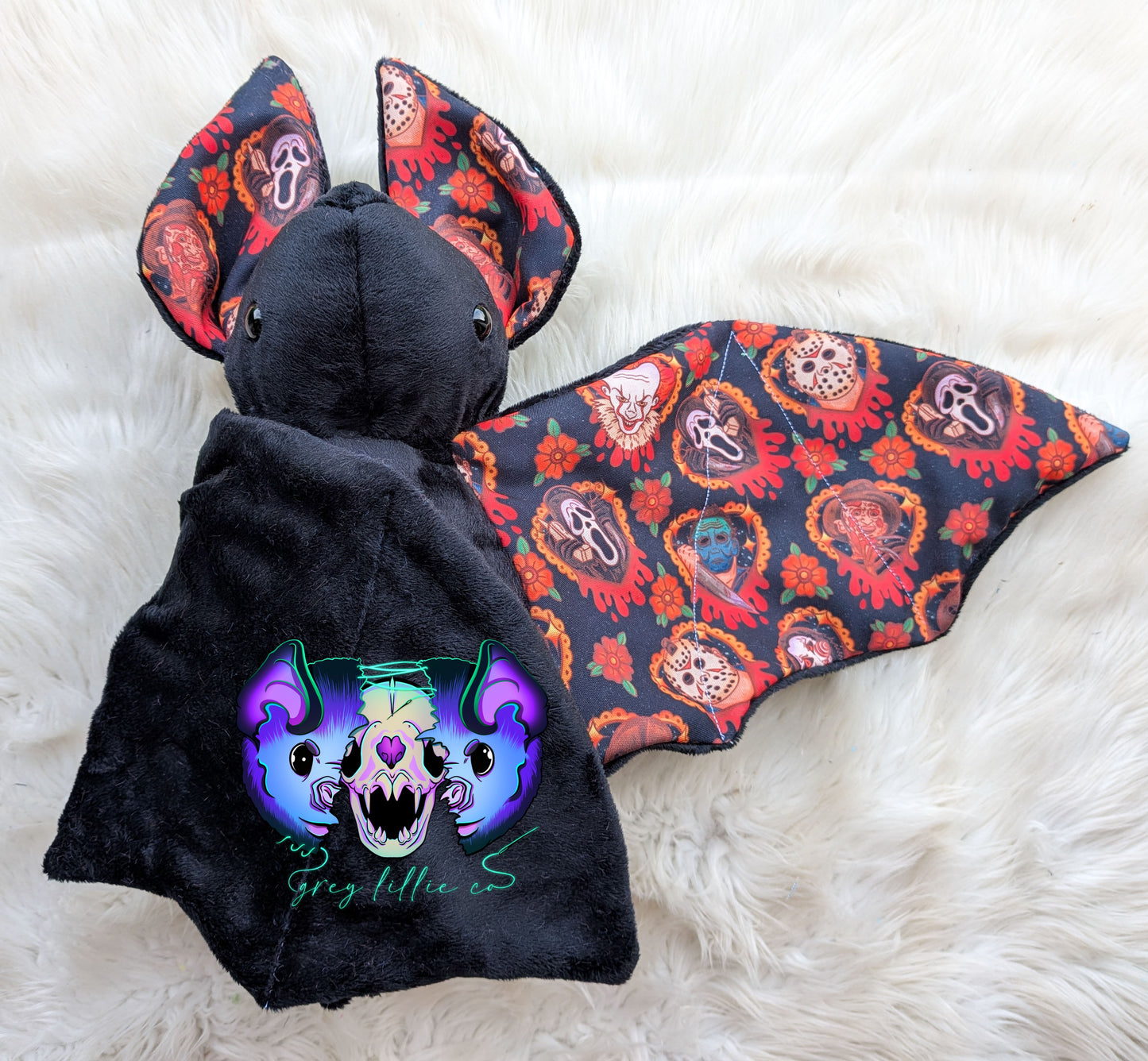 Horror Tattoo Hearts Bat