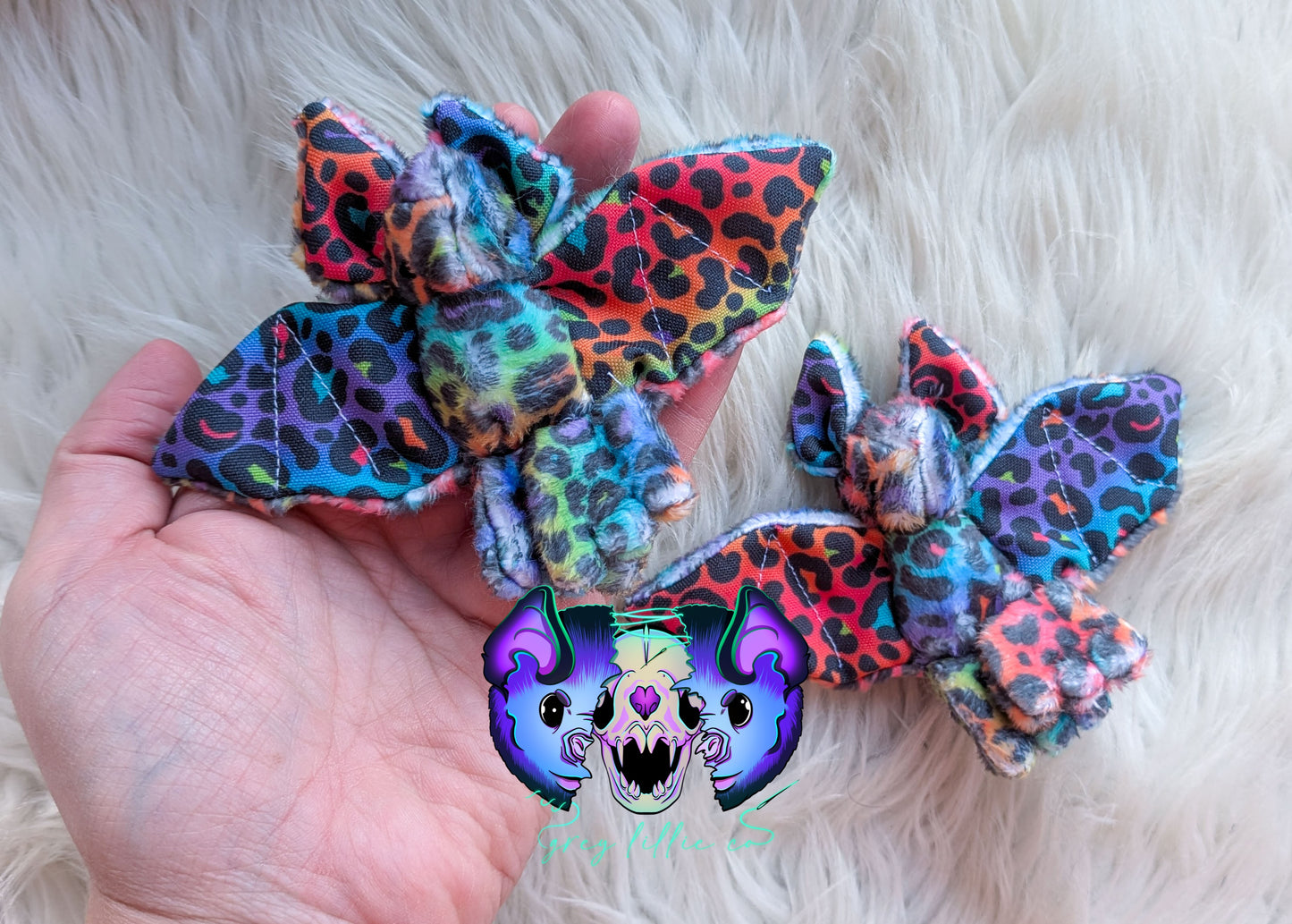 Rainbow Leopard Mini Bats