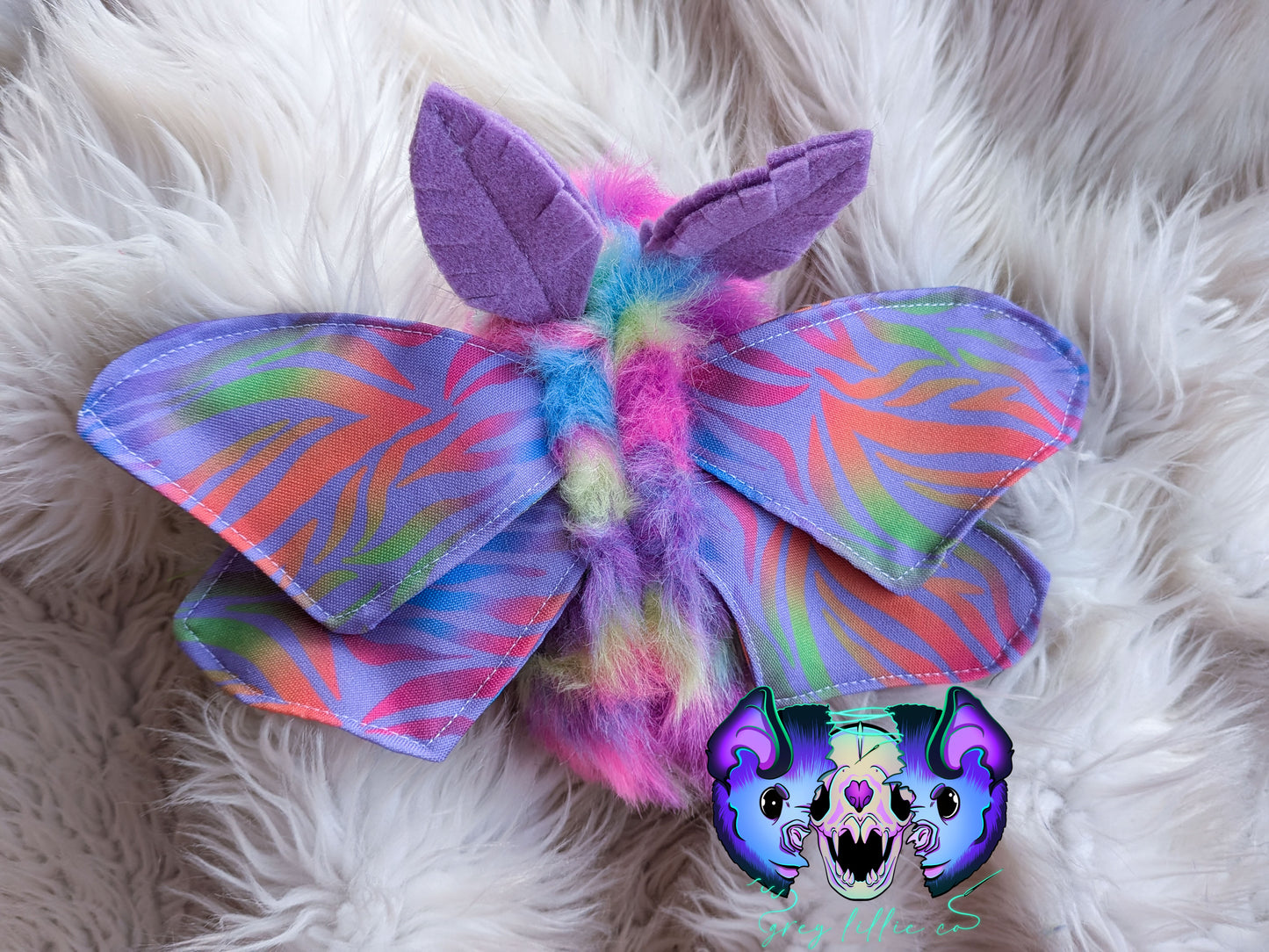 Rainbow Zebra Moth
