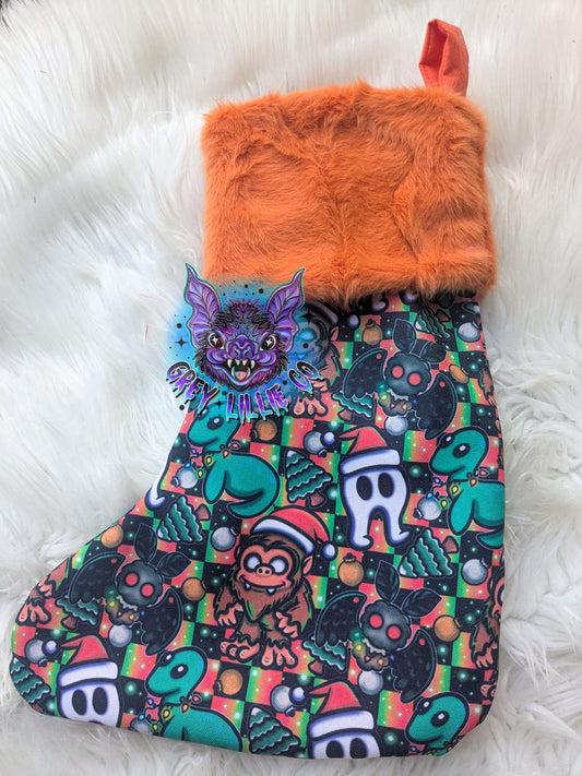 Christmas Cryptids Stocking