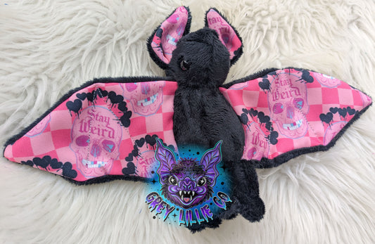 Stay Weird Skulls Bat