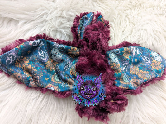 Horror Floral Bat