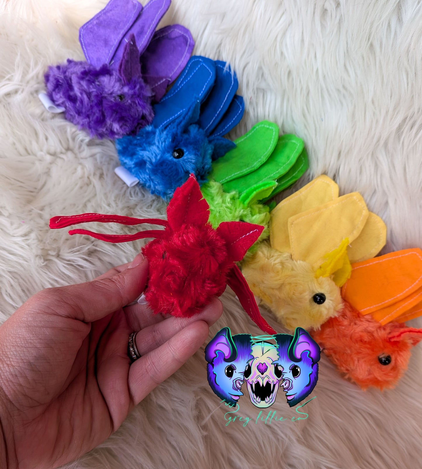 Rainbow Solid MINI Moths